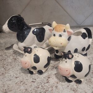 Ceramic Cow Set